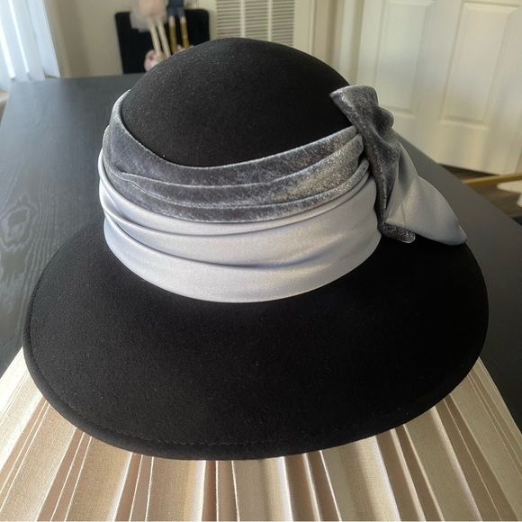 EE British wool hat wide brim elegant wild wool ha - Picture 6 of 13